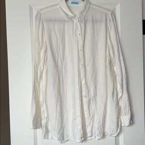 J. McLaughlin Linen Shirt Size Large